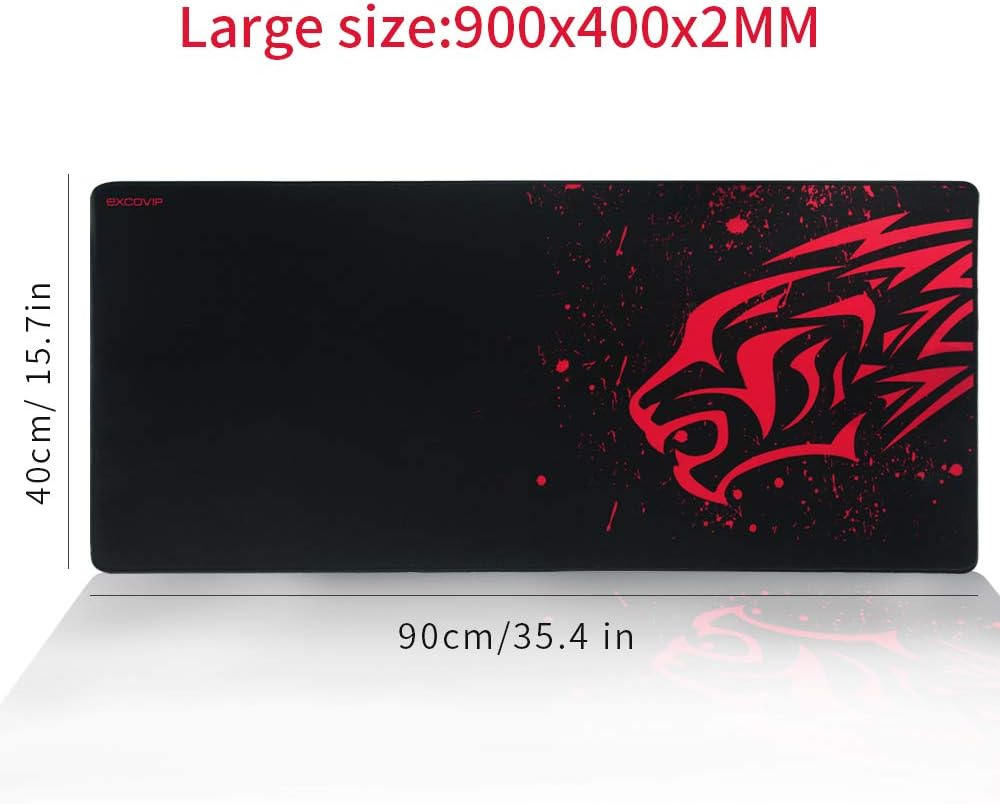 Exco Extended Gaming Mouse pad, 90 x 40 cm XXL Mousepad with Non-Slip Rubber ... - Picture 7 of 16