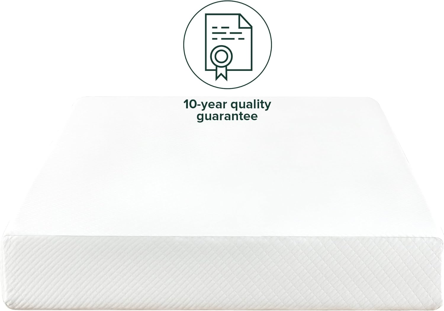 Zinus Deluxe Queen Mattress, Green Tea Pressure Pain Relief Memory Foam Mediu... - Picture 7 of 16