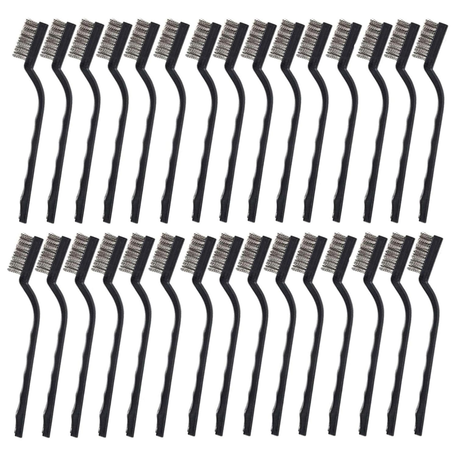 Cepillo de Alambre de Mini de Acero de Inoxidable Pack de 30 para Oxido