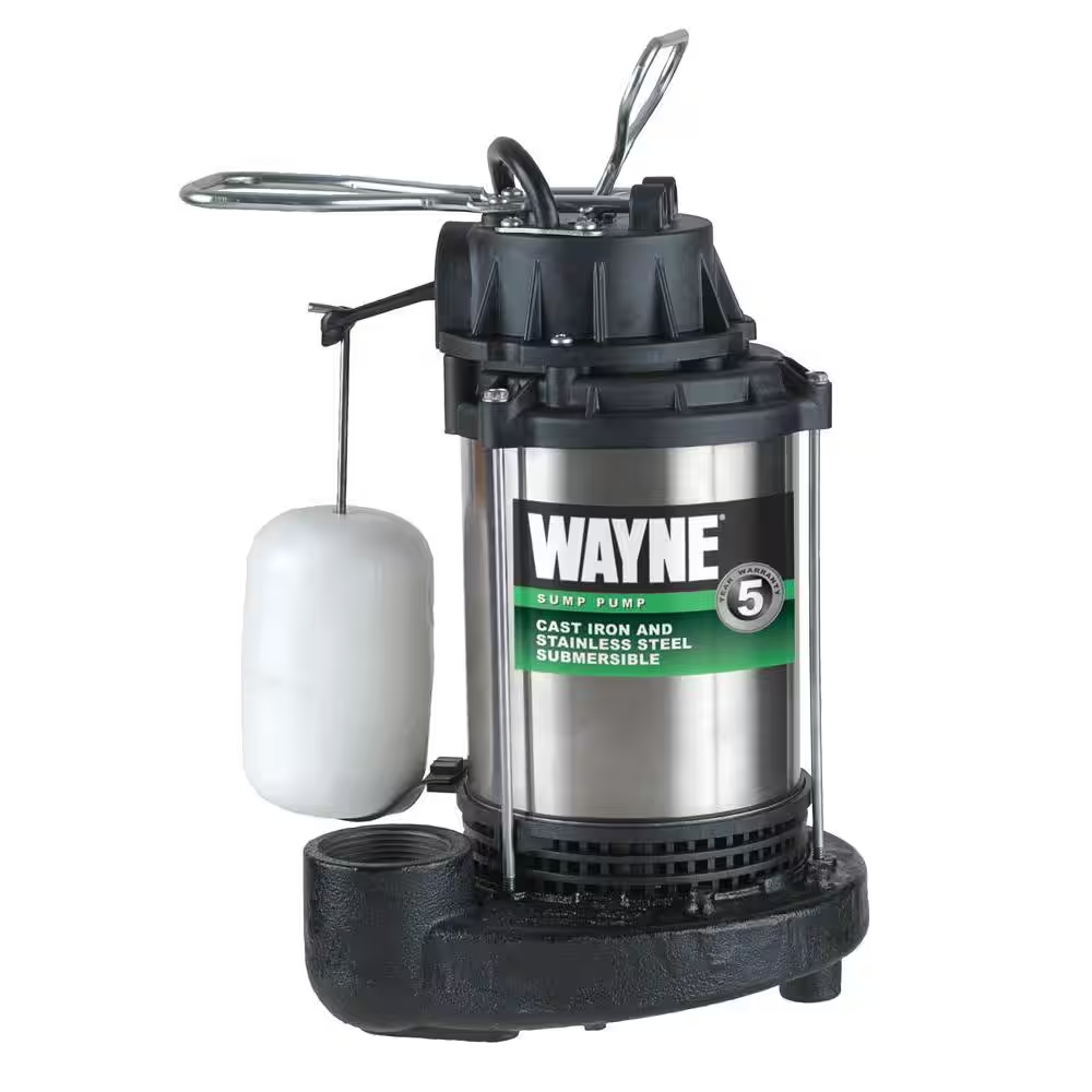 Submersible Sump Pump 3/4 HP Stainless Steel Motor Fully Submersible New