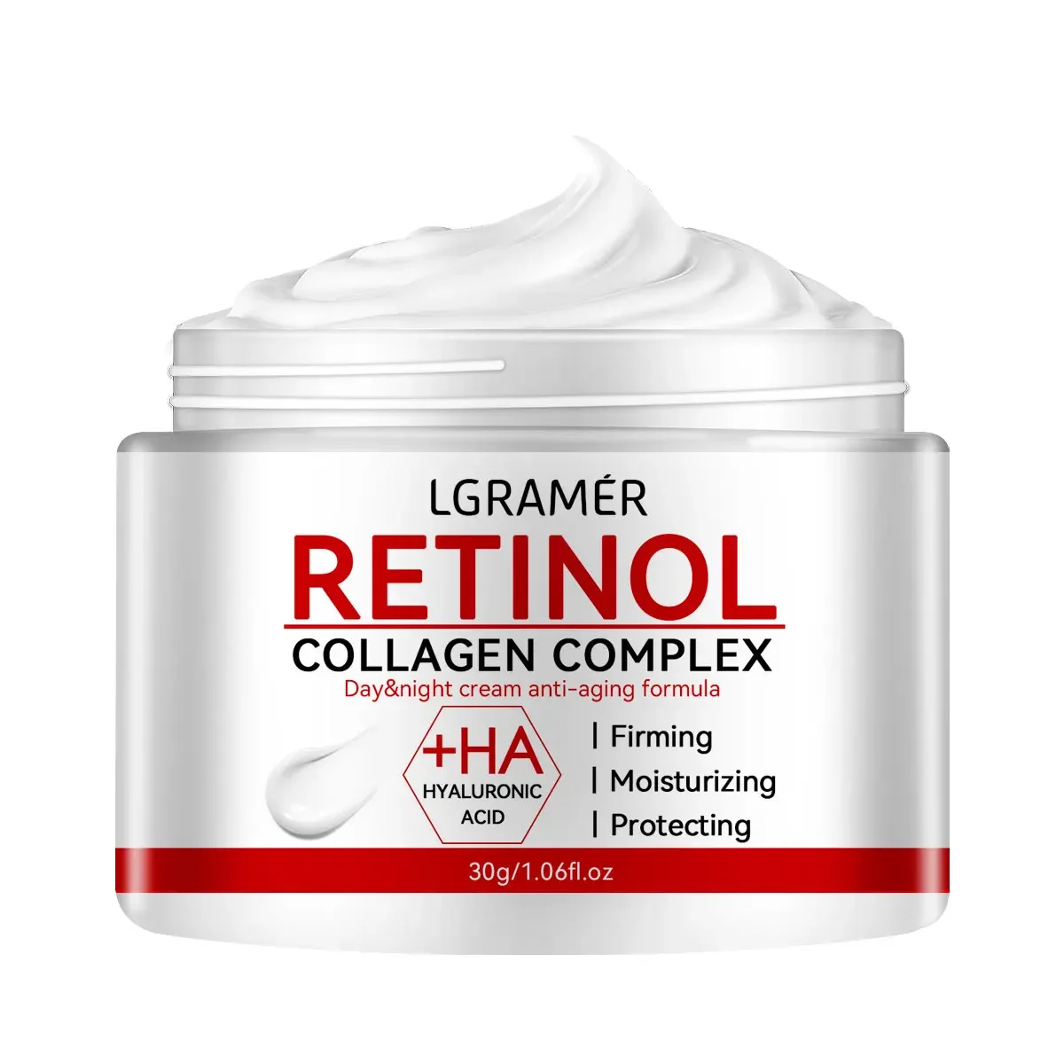 Crema Rassodante Lifting Al Retinolo Collagene Crema Viso Antirughe Lisce per Idratanti Sbiancanti Illumina I Prodotti per La Pelle