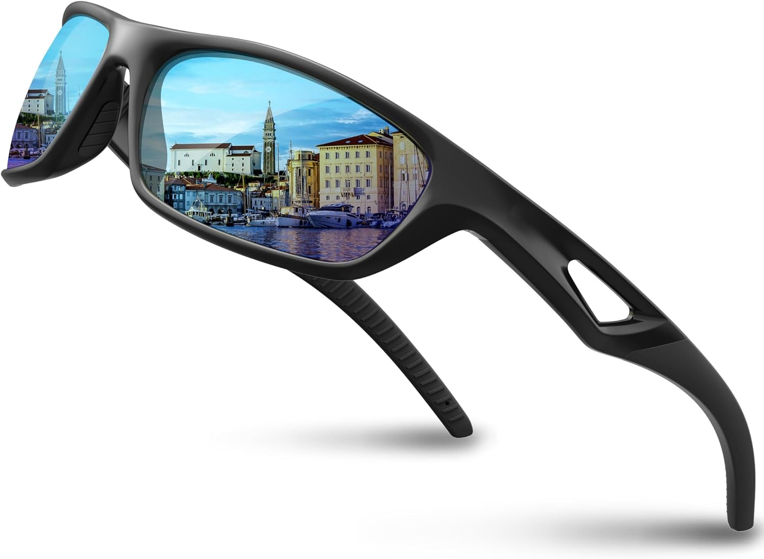 Polarized Sports Sunglasses Driving Sun Glasses Shades for Men Women Tr90 Frame for Cycling Fishing Running RB831