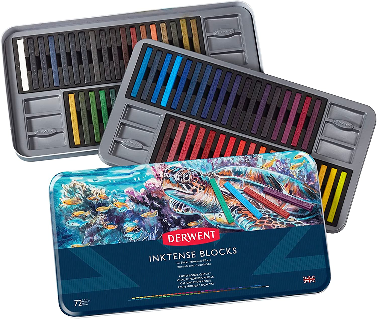 Derwent Inktense Permanent Watercolour Blocks, Set of 72, Professional Qualit... - Picture 2 of 14
