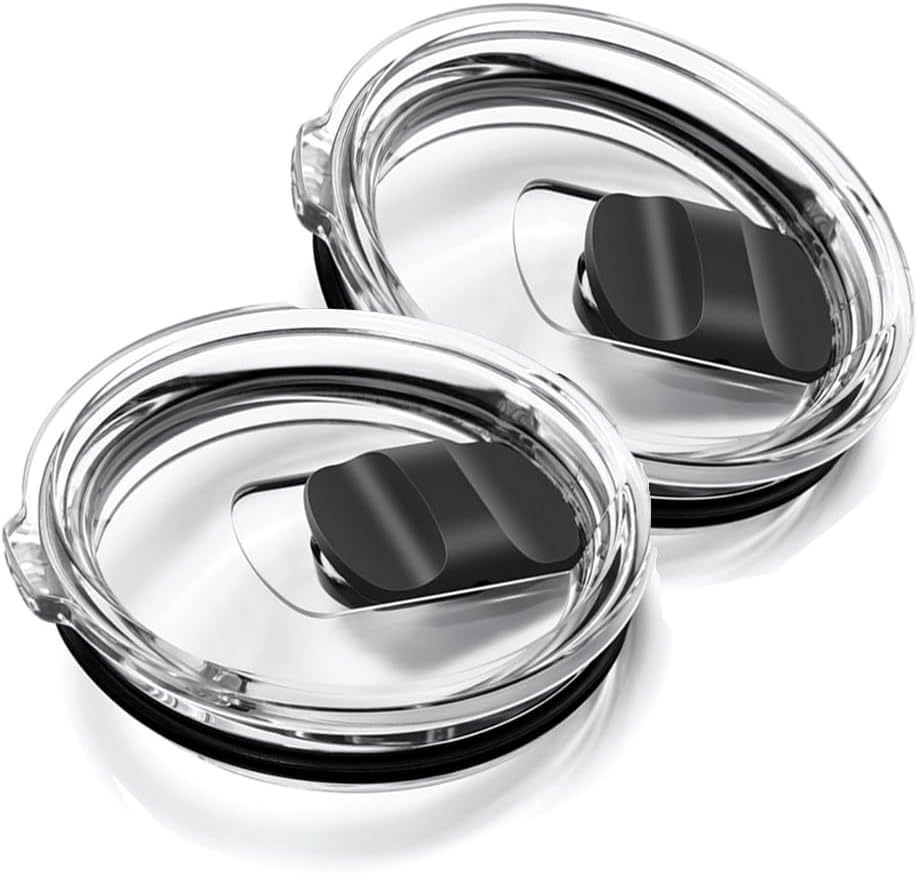 2Pcs 20Oz Yeti Tumbler Lids Magnetic Slider Replacement Lid for 20Oz Yeti Rambl