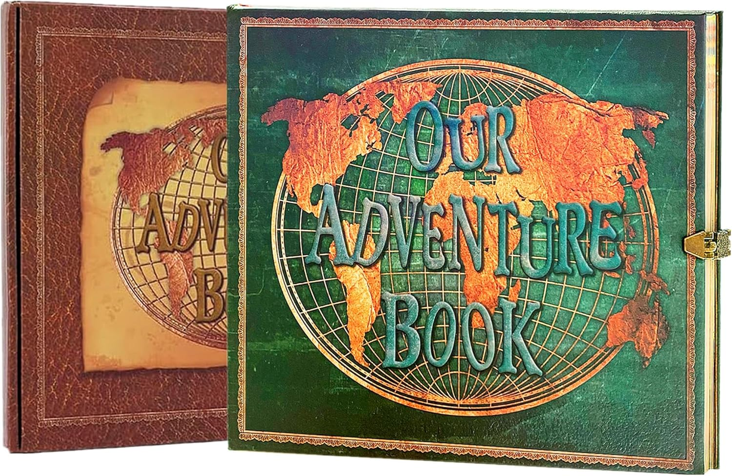 Our Adventure Book 146-Page DIY Handmade Scrapbook, Embossed Leather Cover - ... - Picture 17 of 19