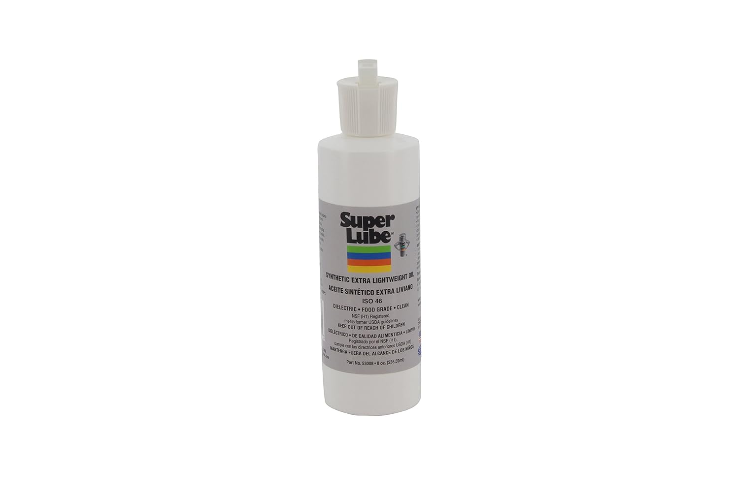 Super Lube 53008 Synthetic Extra Lightweight Oil ISO 46, Translucent