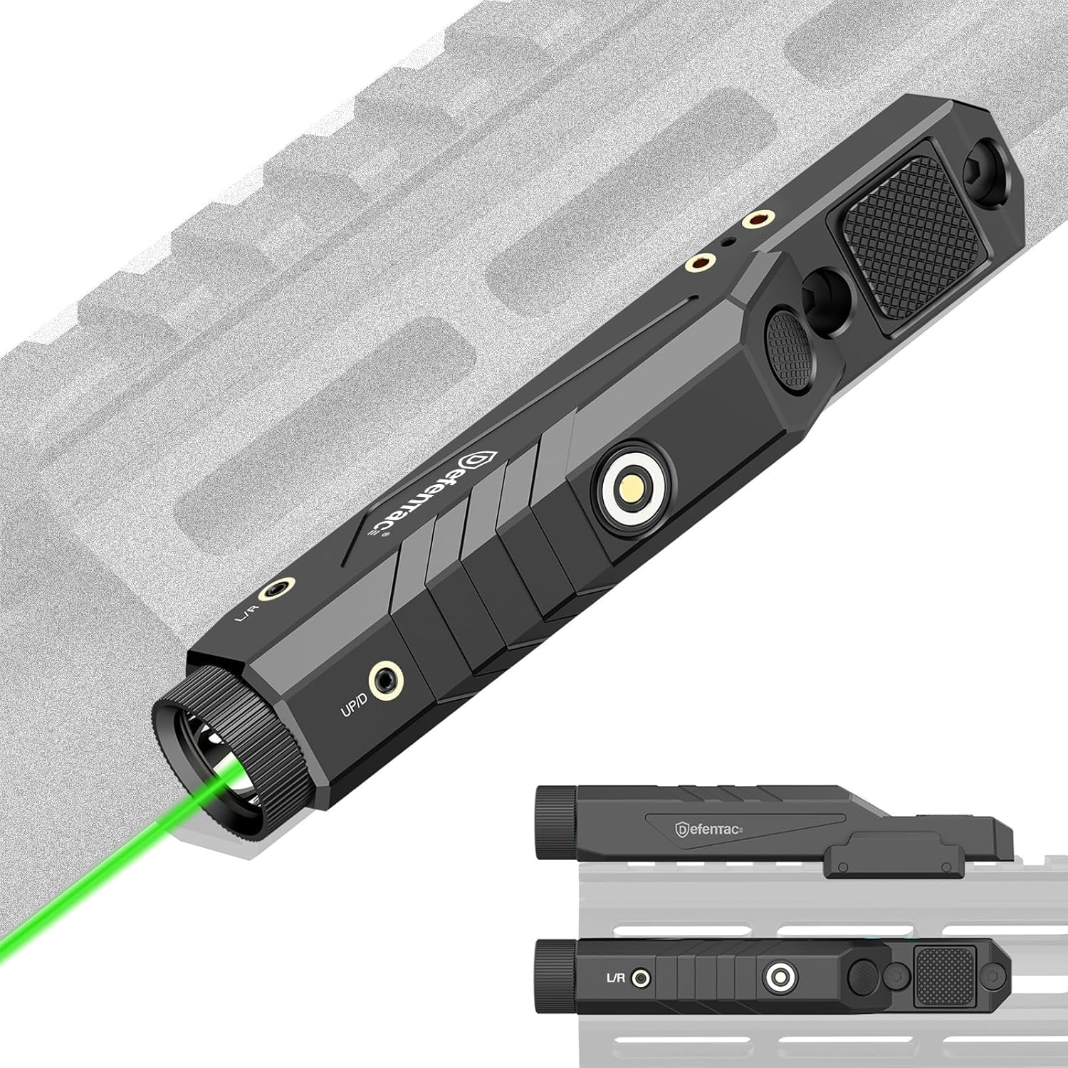 1600 Lumens Green Laser Light Combo Compatible with M-Lok