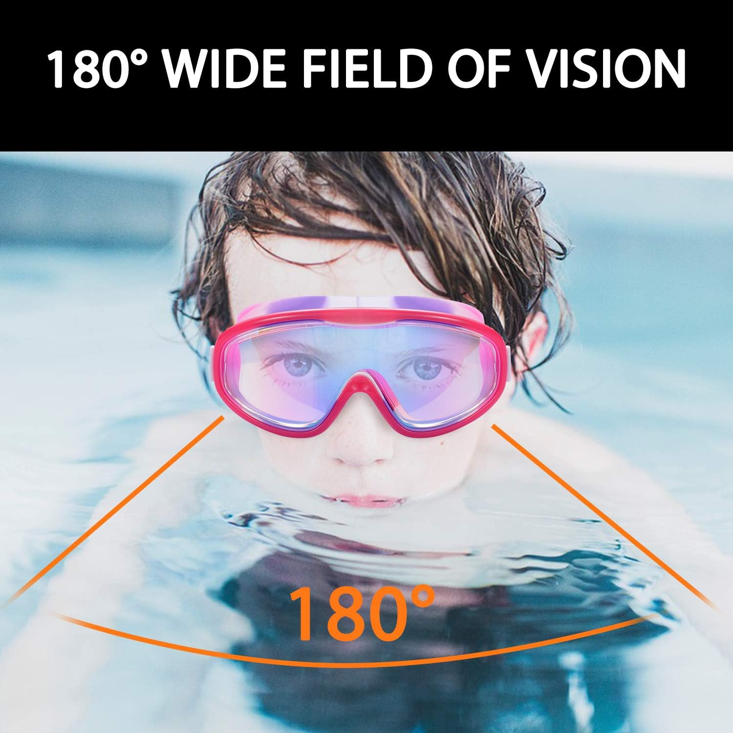 Young4us 2 Pack Kids Swim Goggles, Swimming Glasses for Children from 3 to 15... - Picture 5 of 17