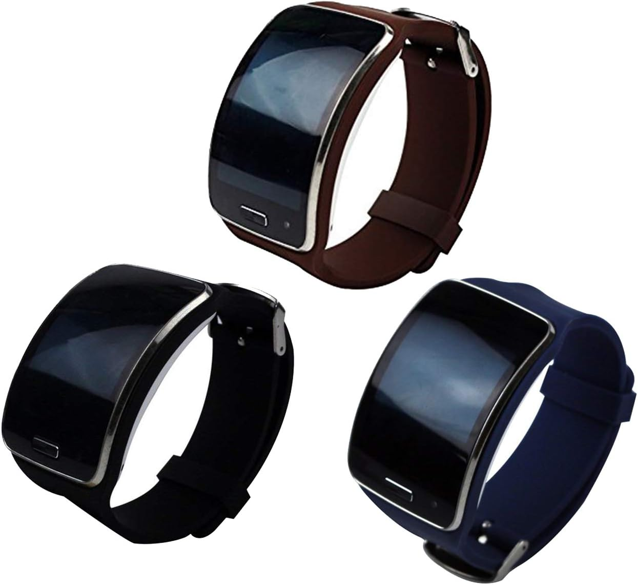 3Pack Straps Compatible with Samsung Galaxy Gear S Sm-R750 Smartwat... Fast Ship