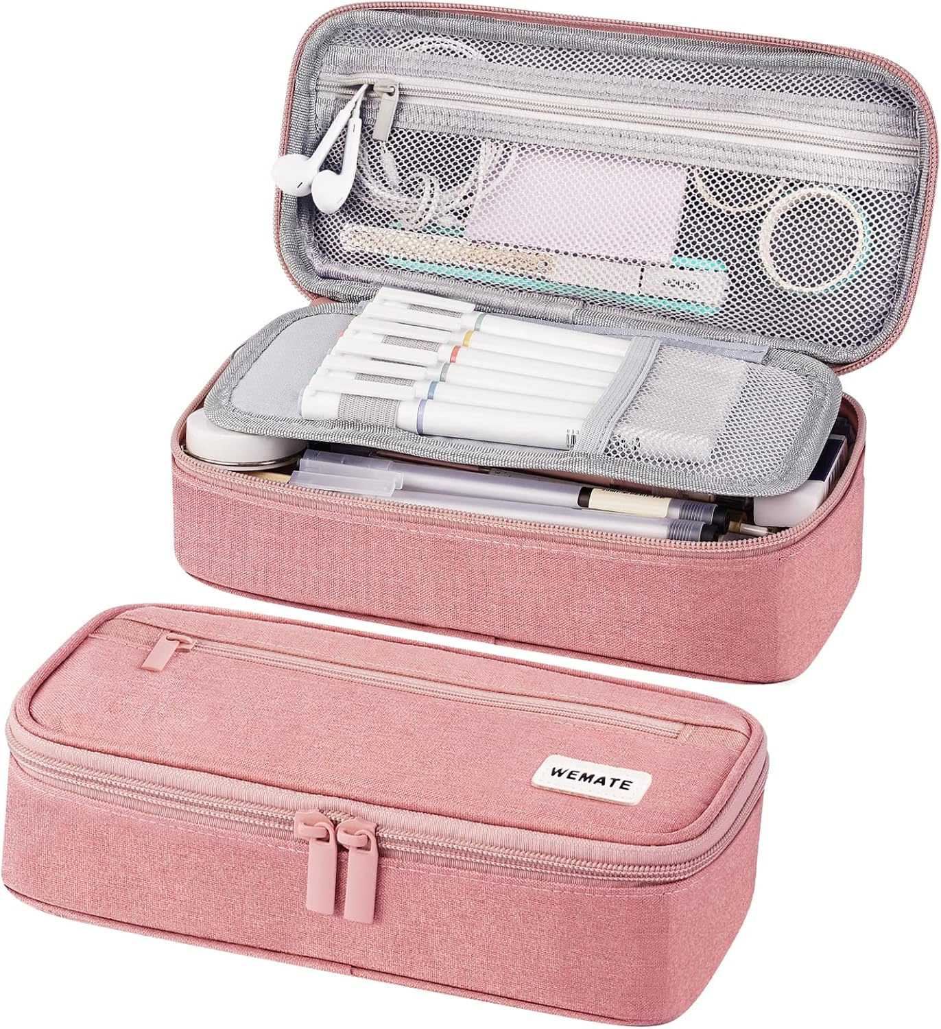 Pencil Case, Large Storage Organizer for Stationery, Back - to - School Essential, Teacher Must - have, Big Pencil Pouch, Marker Case School Supplies for College & High School