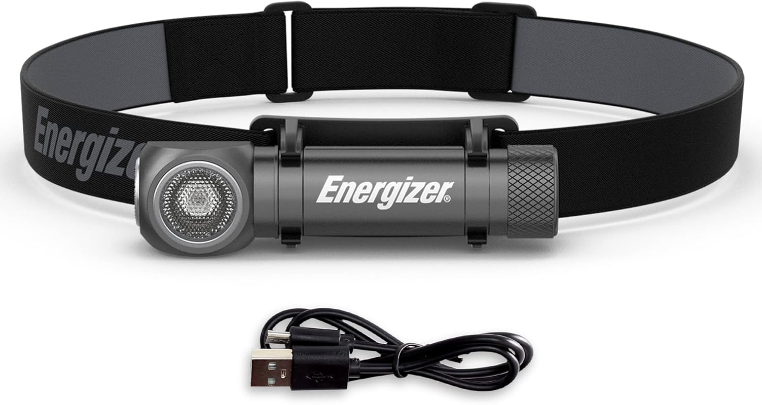 Energizer High Lumen Hybrid LED Headlamp, 1000 Lumens Rechargeable Light
