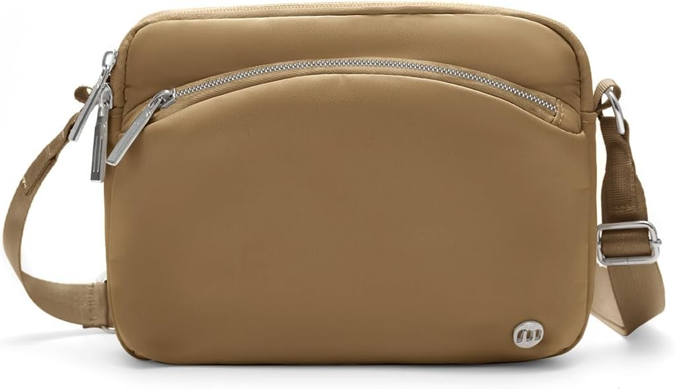 Everywhere Crossbody Bag 2L Metal Hardware, Casual Crossbody Bags for Women Travel Purse Shoulder Handbags Wallet