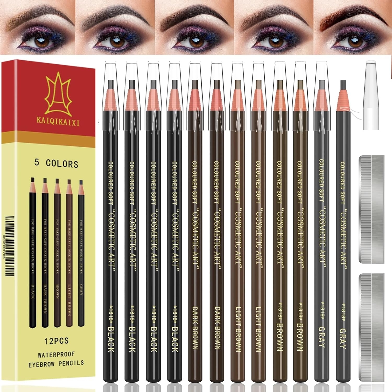 Waterproof Eyebrows Pencil Tattoo Makeup And Microblading Supplies Kit-Perman... - Picture 12 of 13