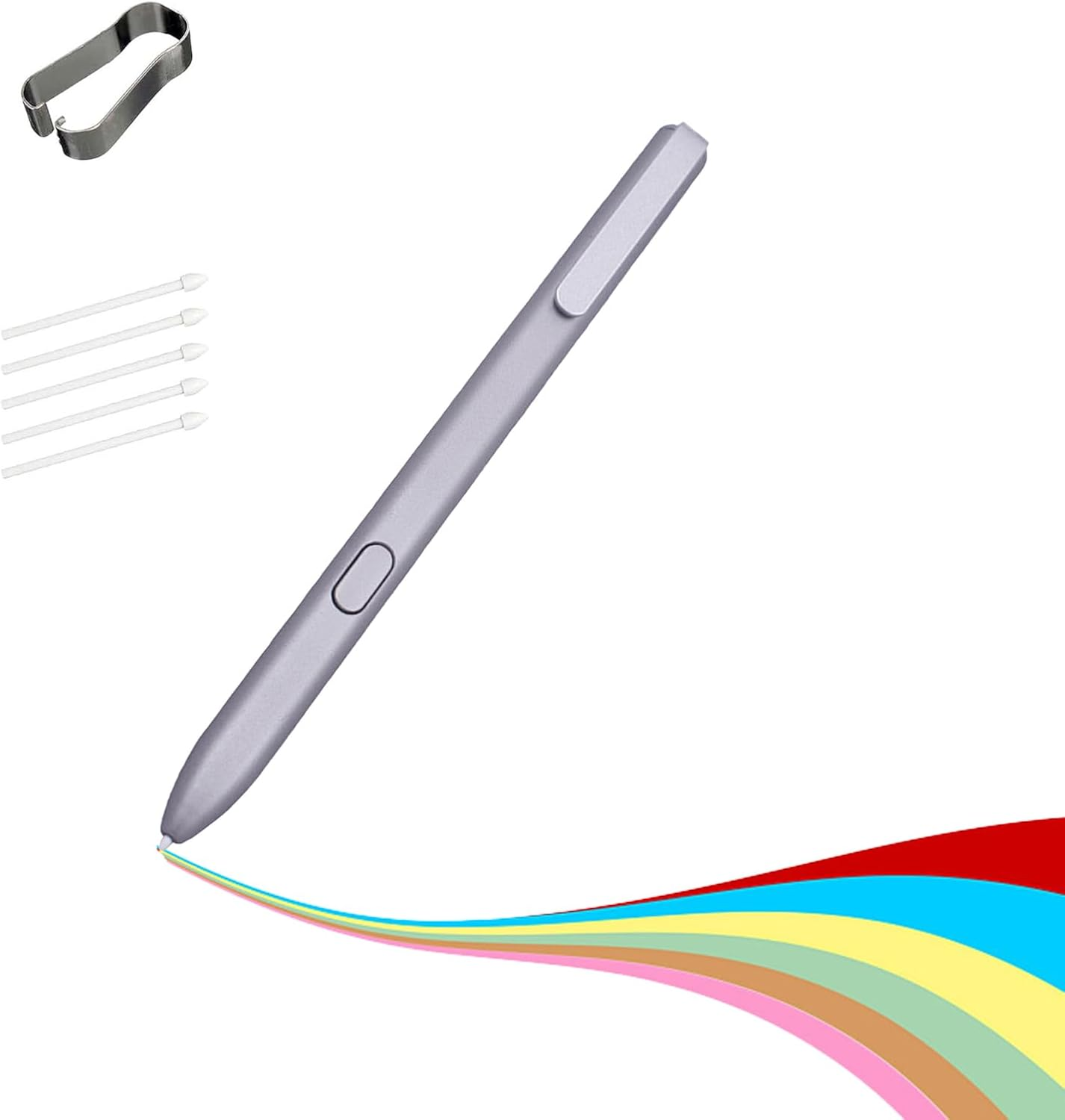 Stylus Pen for Remarkable 2,Replacement Pen for Remarkable 2 Tablet,Emr Stylus with Palm Rejection,Compatible Remarkable 1,4096 Pressure Levels,Includes Pen Tips(Silvery)