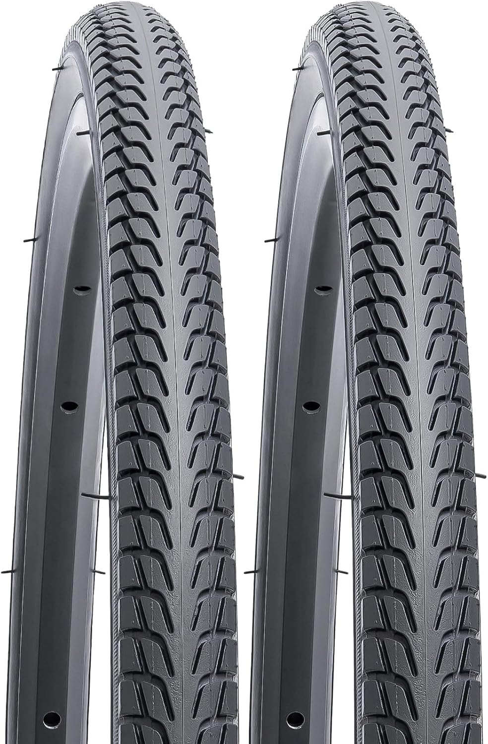 2-PCS 26X1 3/8 (37-590) Bike Tires Compatible with Road Bike 26 X 1 3/8 26X1 3-8 Bicycle Tires