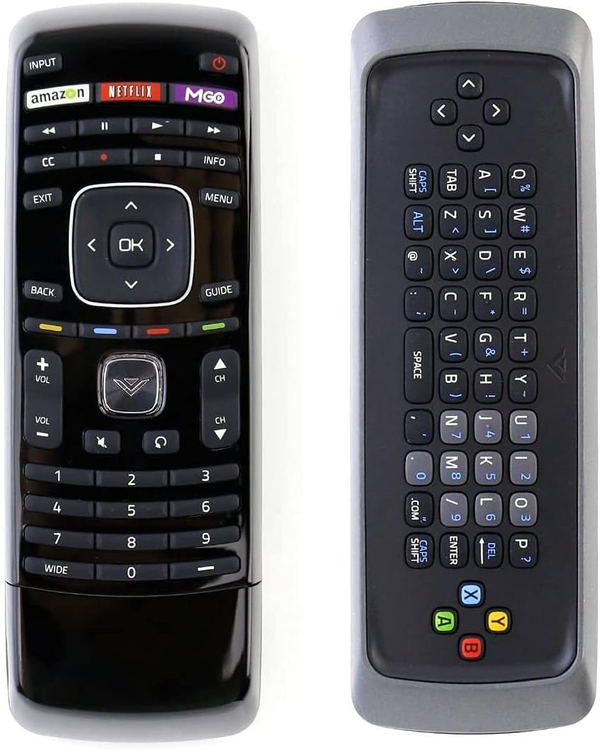 Vizio Smart TV Universal Remote with QWERTY Keyboard Compatibility
