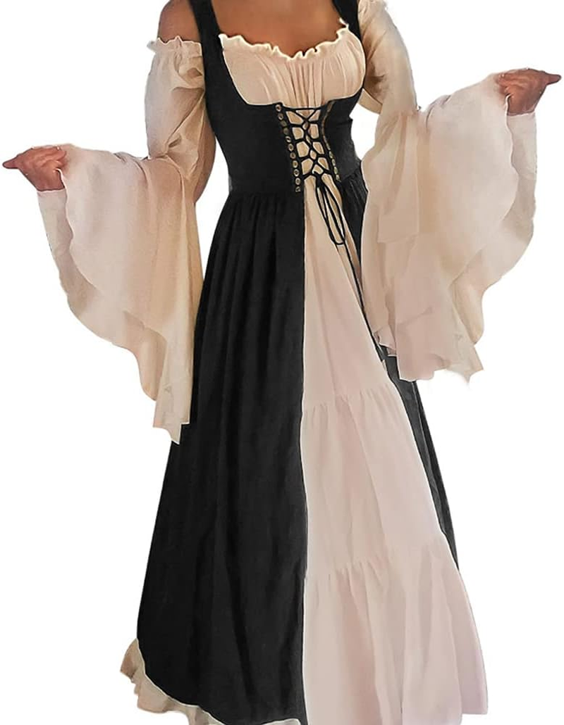 Womens'S Medieval Renaissance Costume Cosplay over Dress