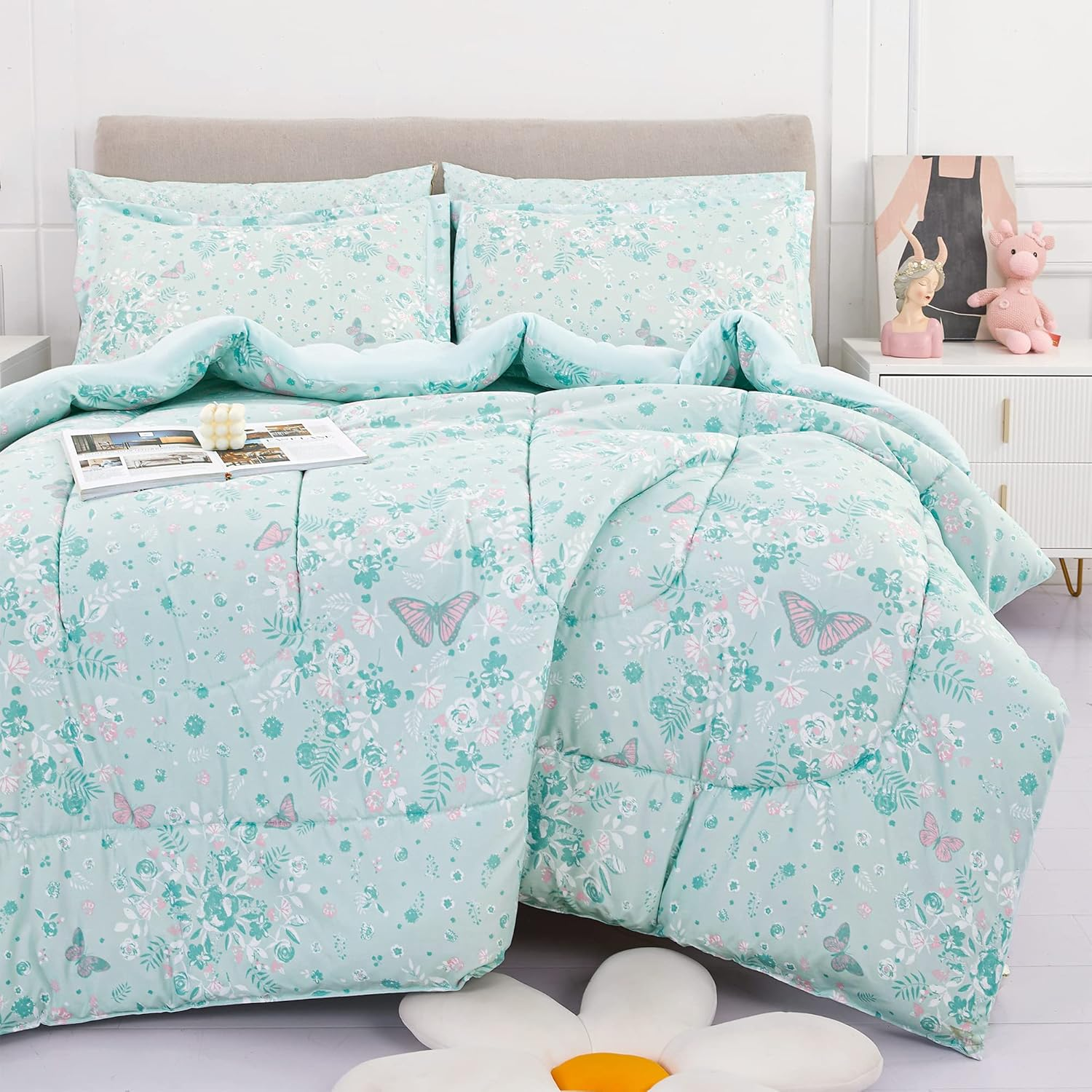 butterfly twin comforter set