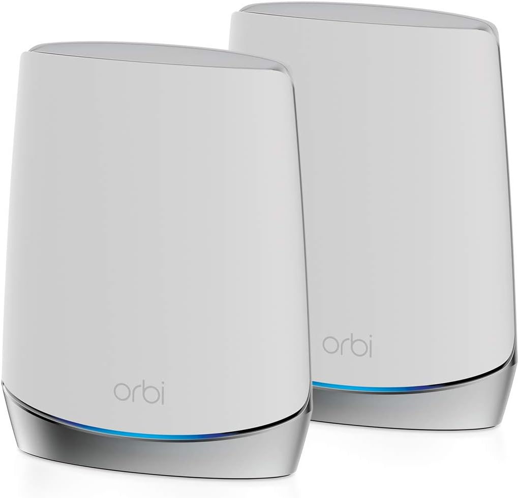 Orbi Whole Home Tri-Band Mesh Wifi 6 System (RBK752) – Router with 1 Satellite Extender | Coverage up to 5,000 Sq. Ft., 40 Devices | AX4200 (Up to 4.2Gbps)