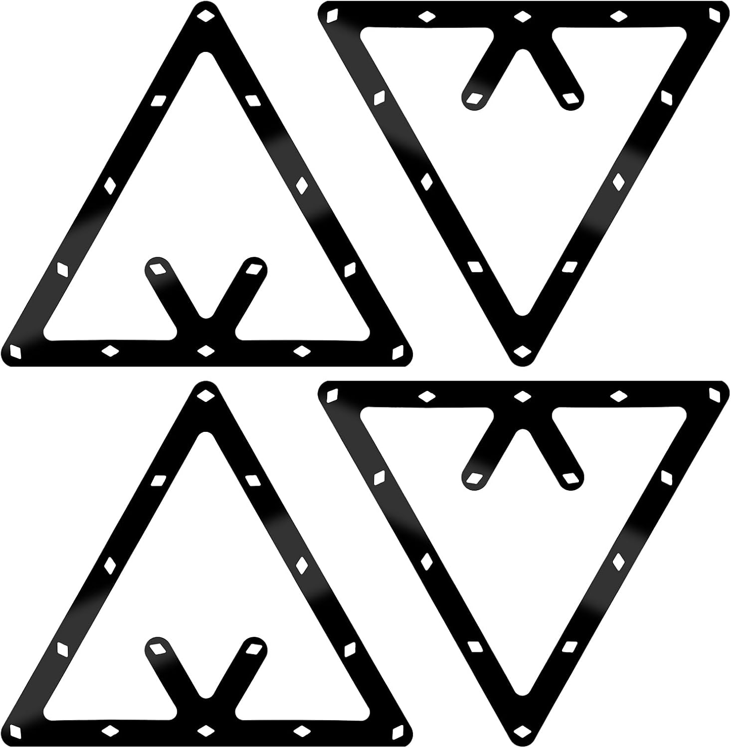 4 Pcs Magic Ball Rack Billiard Triangle Magic Rack Sheet Pool Table Ball Holder