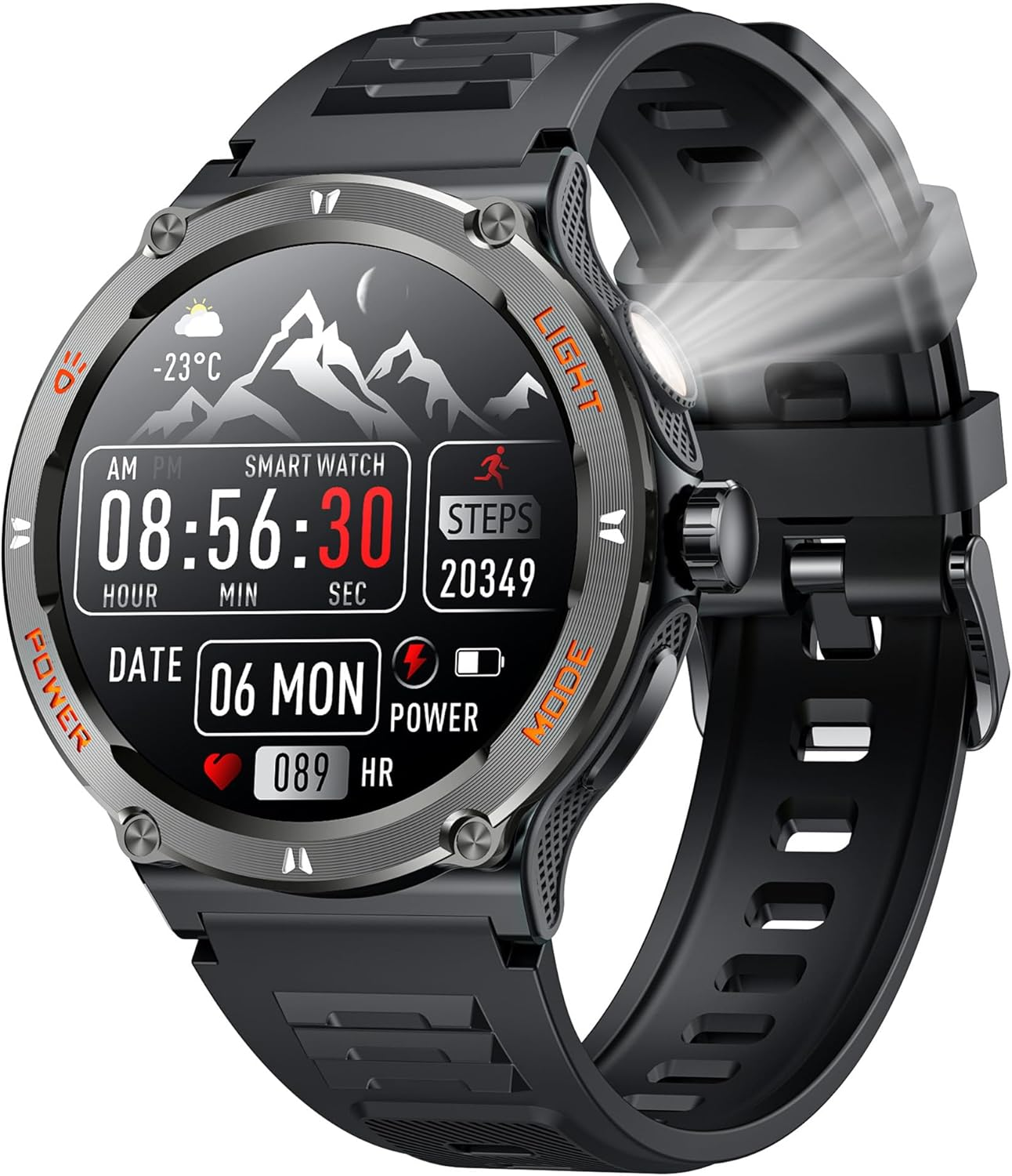 Smartwatch Men Fitness Tracker Watch: Smart Watches 1.53