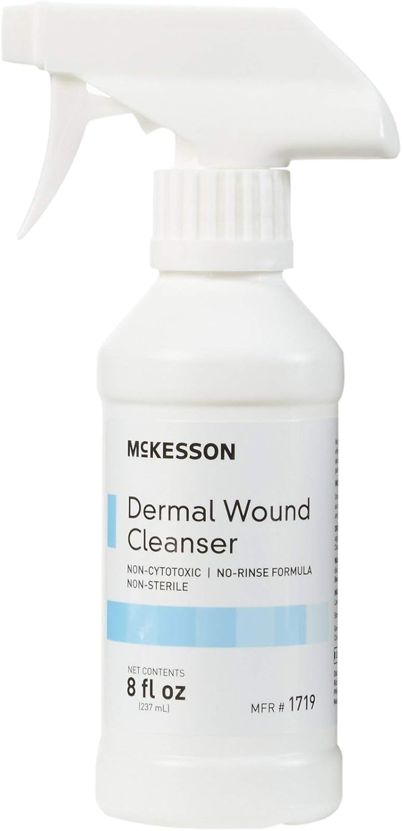 Dermal Wound Care Cleanser Spray, 8 oz [1 Count] First Aid Wash Solution for Minor Injuries, Cuts, Burns, Scrapes, Sores