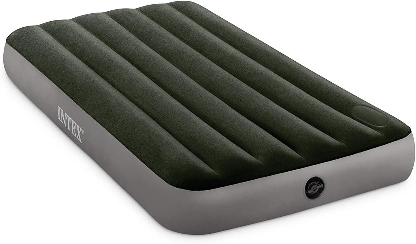 INTEX 64761E Dura-Beam Standard Downy Air Mattress: Fiber-Tech – Twin Size – ... - Picture 2 of 2