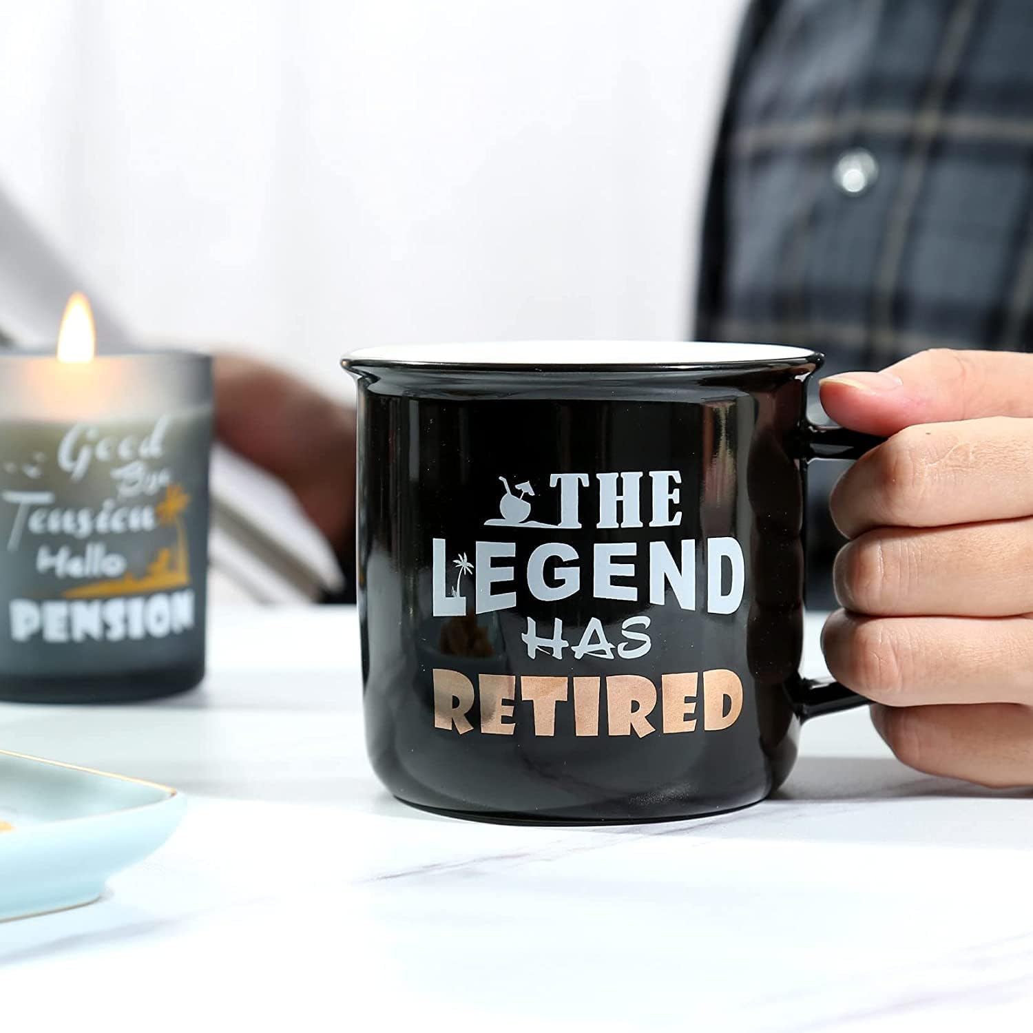 TMEOIIPY Retirement Gifts for Men Retirement Gifts for Men Coffee Mug for Ret... - Picture 3 of 13