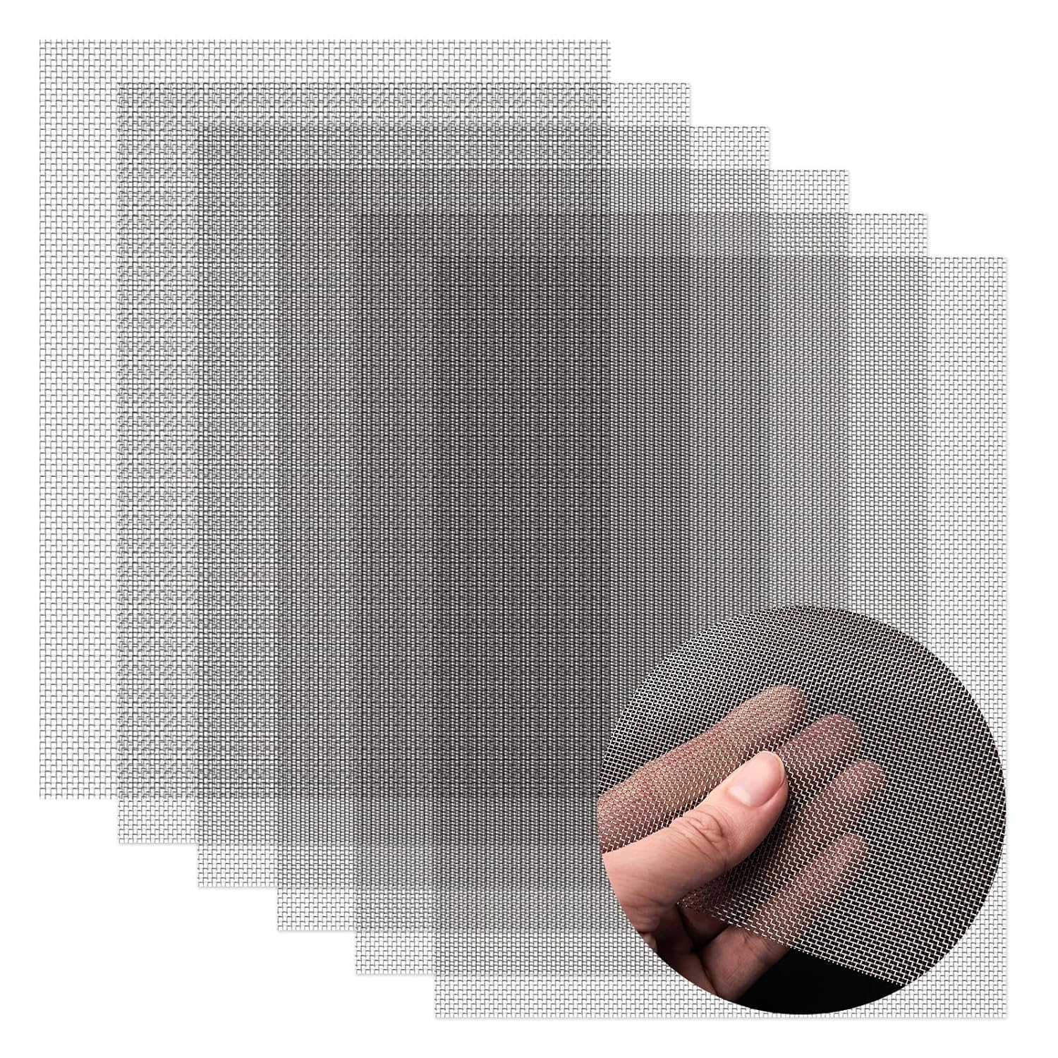 6 Pack Wire Mesh Screen 12×8 Inch , 20 Mesh 304 Stainless Steel