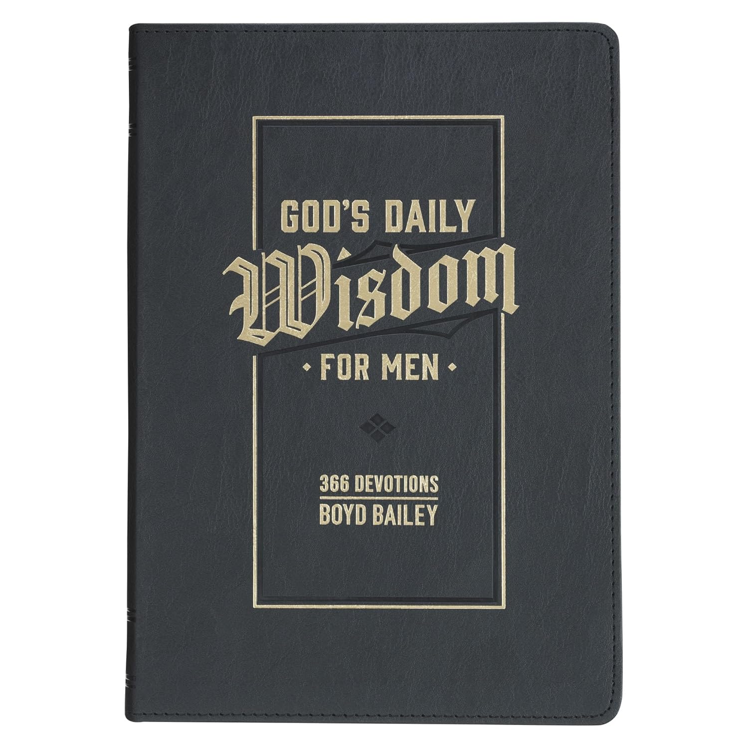 God'S Daily Wisdom for Men 366 Devotions Faux Leather