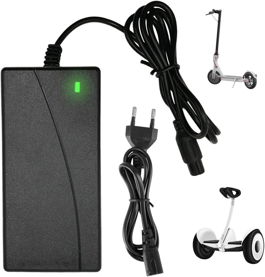Hoverboard Ladekabel, Ladekabel Hoverboard, 3 Polig 42V 2A, Akku Ladegerät Für Elektro Scooter, Power Netzteil Adapter Für Elektrischen Selbstausgleichender Roller
