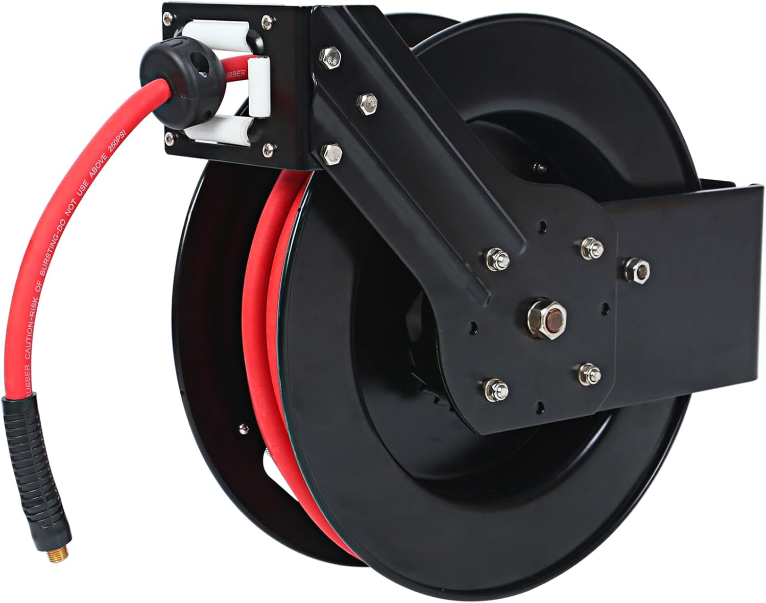 Maxworks 80720 50Ft Auto Rewind Retractable Reel with 3/8