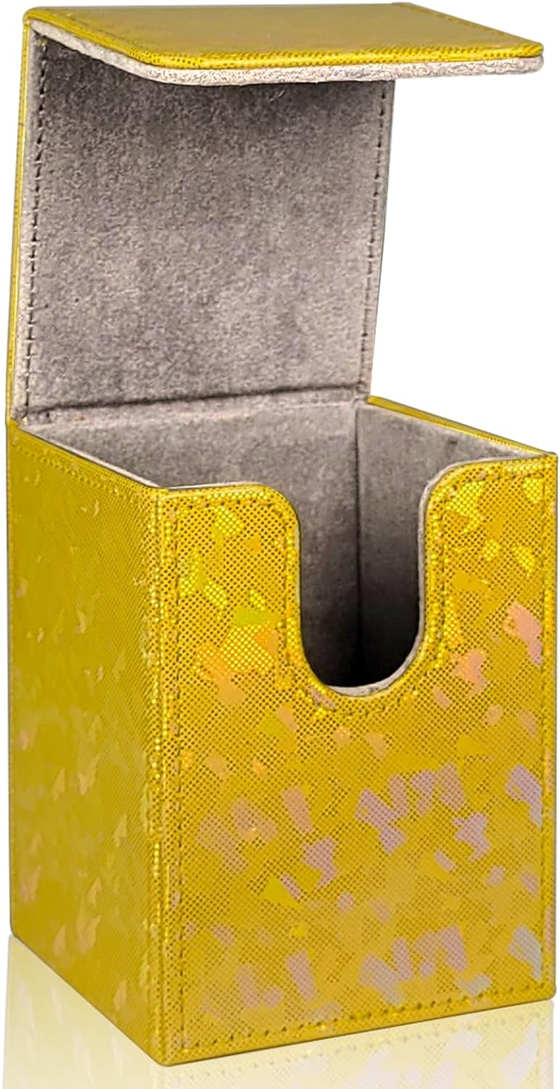 Dmoicols Sparkly Card Deck Box Holds 100+ Single Sleeved Cards ,Leather Card ... - Picture 9 of 19