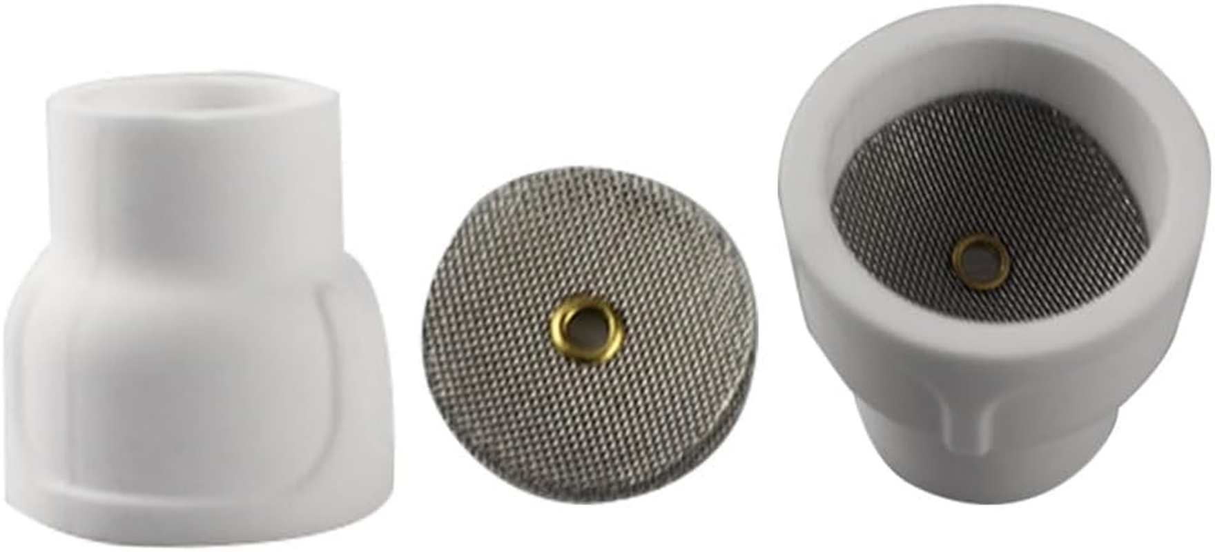 12 Ceramic (Twin Pack) White TIG Welding Cup | eBay
