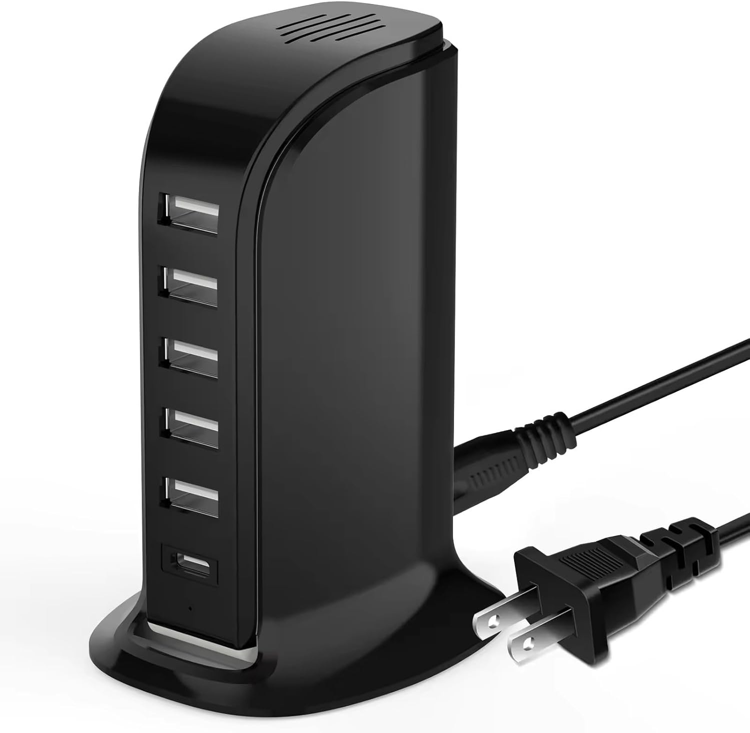 USB Charging Station Multiport Charger Tower USB-C PD 20W for Phones Tablets