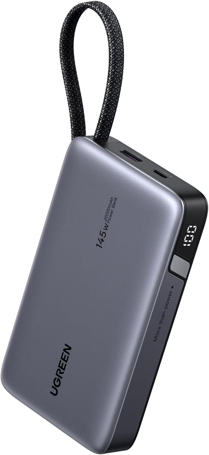 Nexode 145W Power Bank 20000Mah Ricarica Rapida PD3.0 100W Caricatore Portatile PC Cavo USB C Integrato LED Compatibile Con Iphone 17 16 15 plus Pro Max Air Galaxy S25 S24 A56 A16 Macbook Ipad