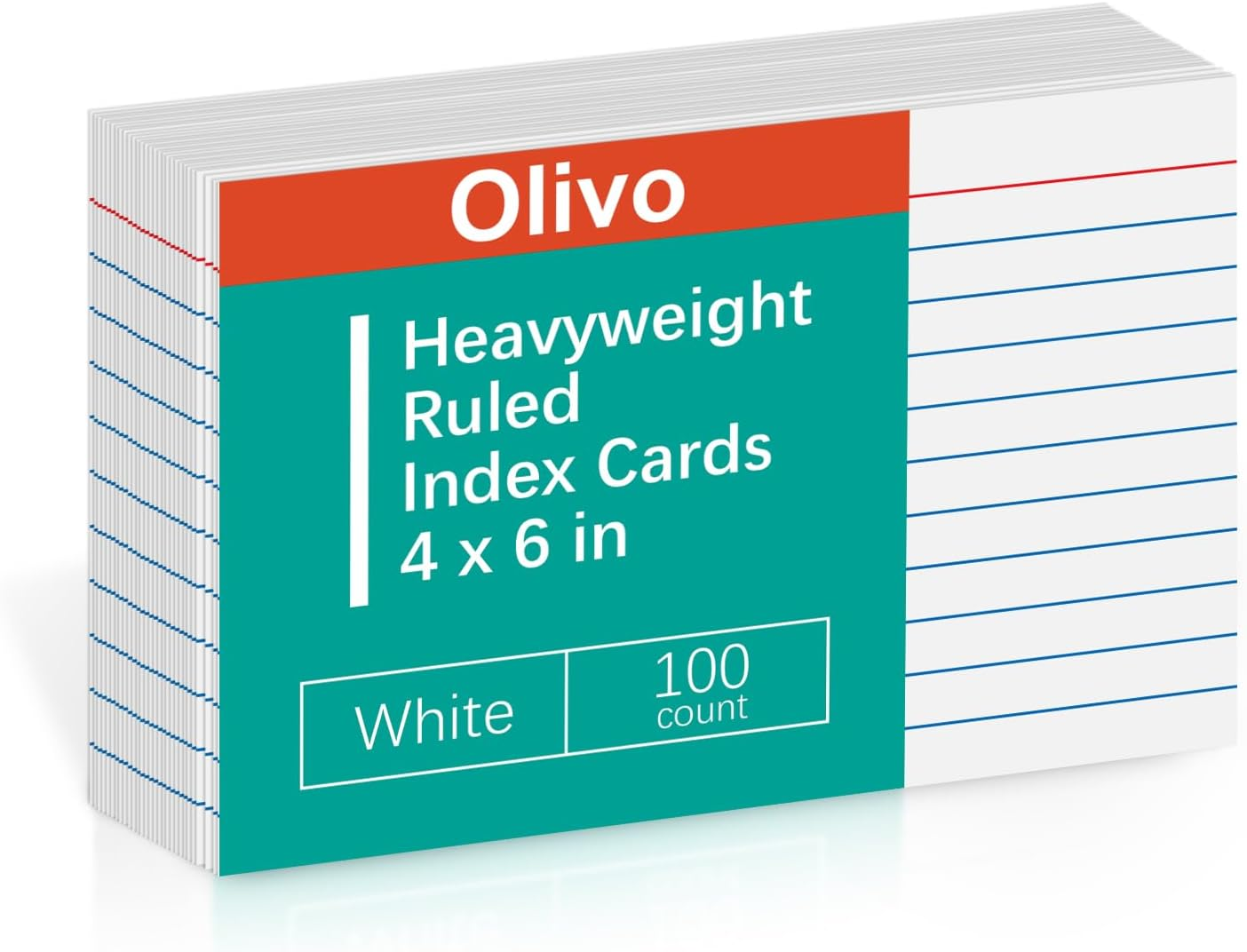 Index Cards 4X6 Lined Ruled Flash Note Cards 4