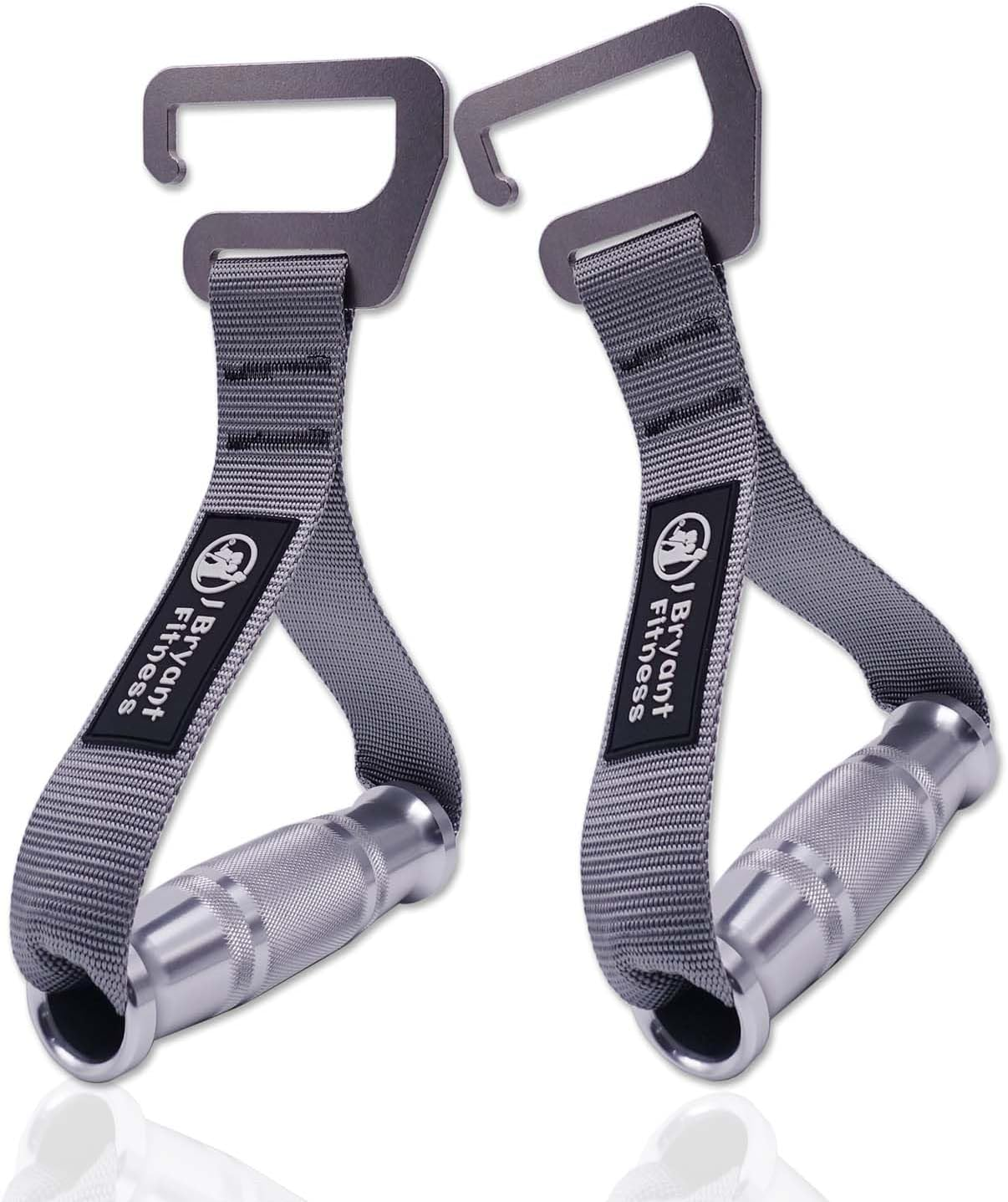 Fitness Resistance Band Exercises Handles Heavy Duty Metal Gym Handles Stainless Steel Large Size Hook for Wide Pull Up Resistance Band Training Home Workout Fitness Equipment