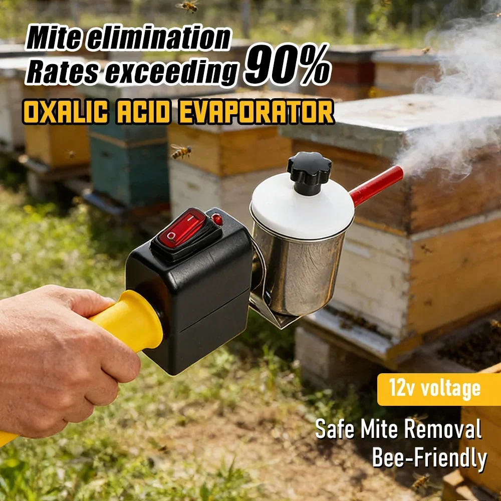 Oxalic Acid Evaporator for Beehive Varroa Mite Oxalic Acid Vaporizer Electric Oxalic Acid Vaporizer for Bee Mite Treatment