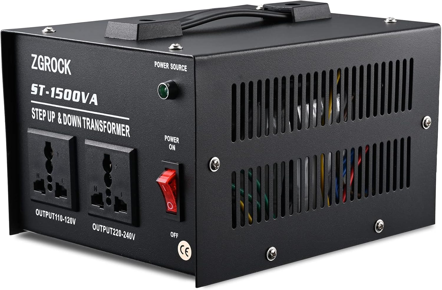 1500W Voltage Converter Transformer Heavy Duty Step Up/Down- 110