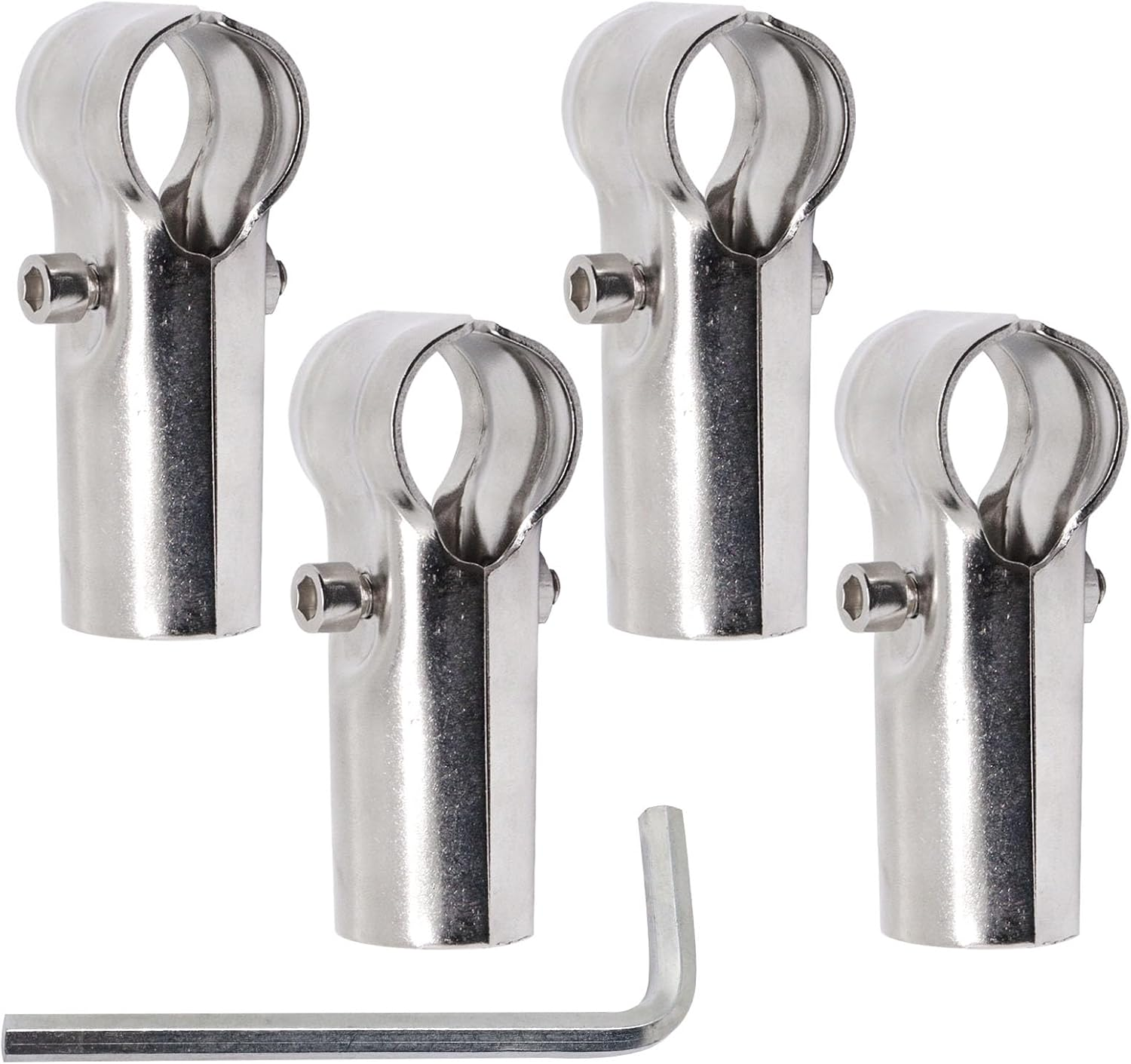 Fence End Rail T Clamp 1 Inch, Stainless Steel Chain Link Fence Parts Pipe  Clamp | eBay