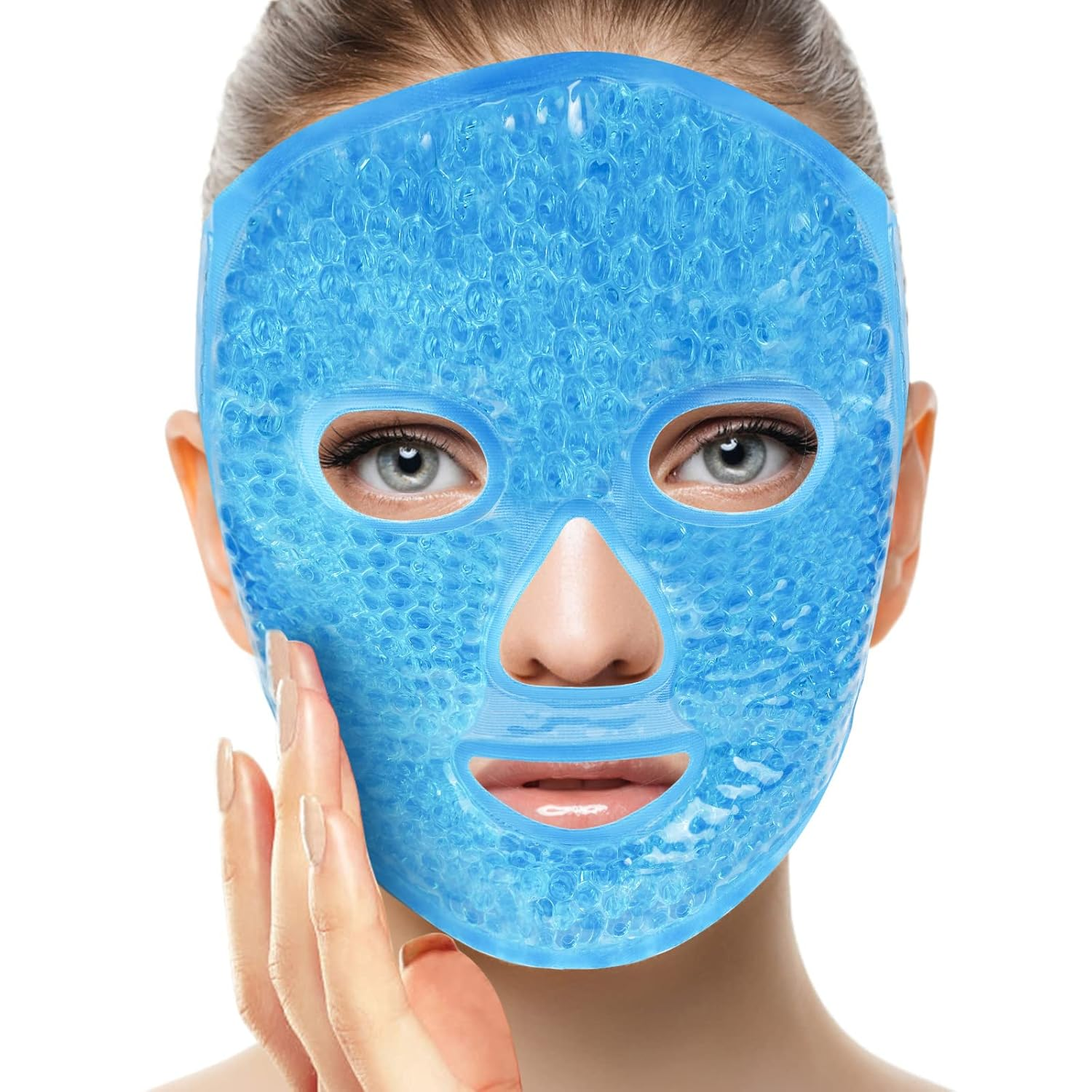 Reusable Gel Eye Mask – Hot Cold Therapy for Puffiness & Circles