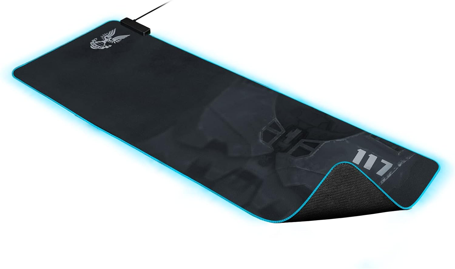 Goliathus Extended Chroma Gaming Mousepad: Customizable RGB Lighting - Soft, Cloth Material - Balanced Control & Speed - Non-Slip Rubber Base - Halo Infinite Edition