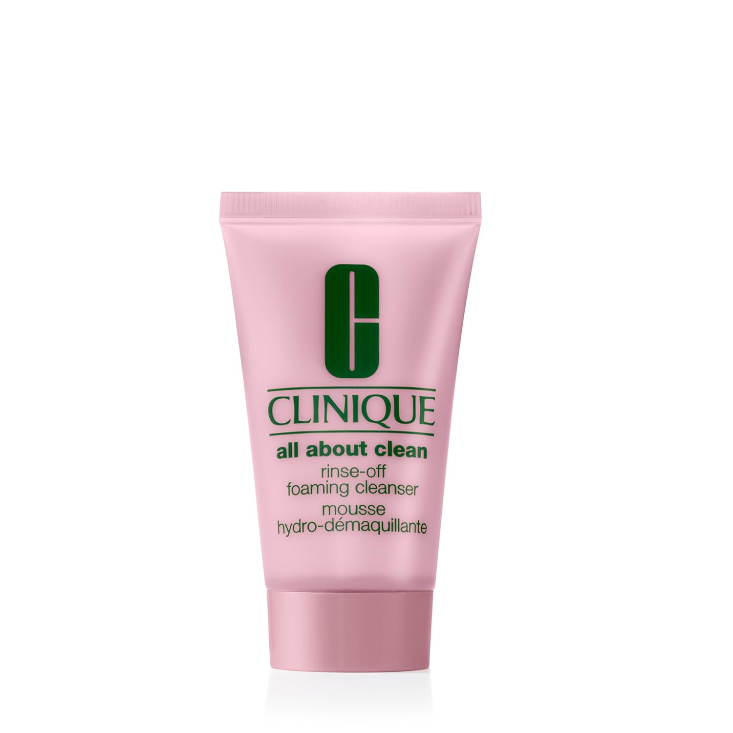 Clinique All about Clean Rinse-Off Foaming Facial Cleanser with Hyaluronic Acid + Glycerin for Oily Skin Types | Dissolves Makeup + Sunscreen