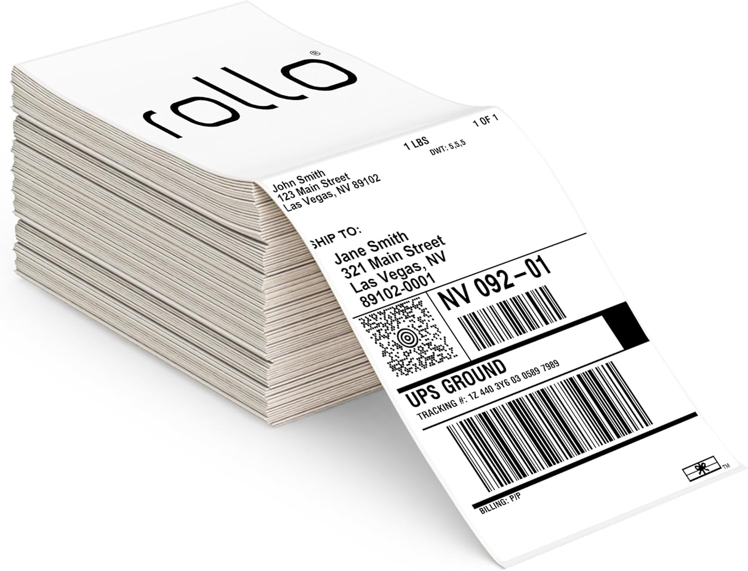 4" X 6" Thermal Shipping Labels – 500 Fanfold Perforated Labels For Packages Ultra Strong Adhesive - View #8