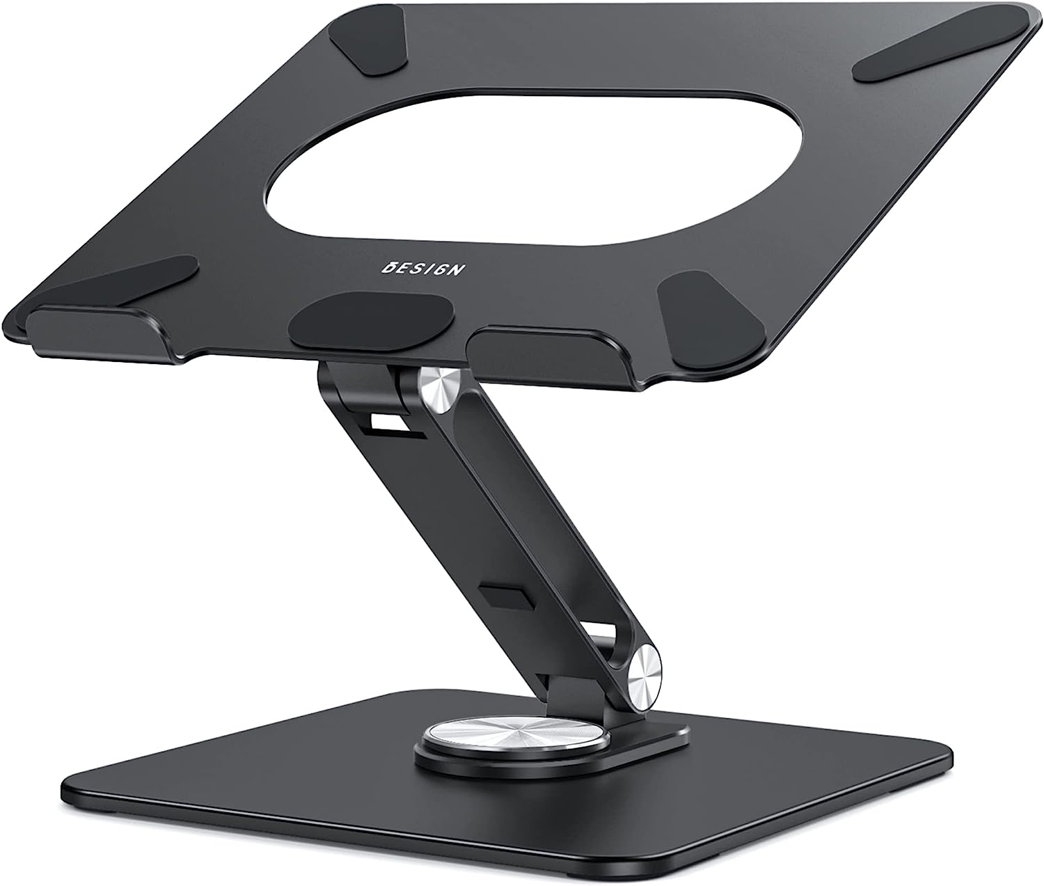 BESIGN LSX7 Laptop Stand with 360° Rotating Base, Ergonomic Adjustable Notebo... - Picture 2 of 14