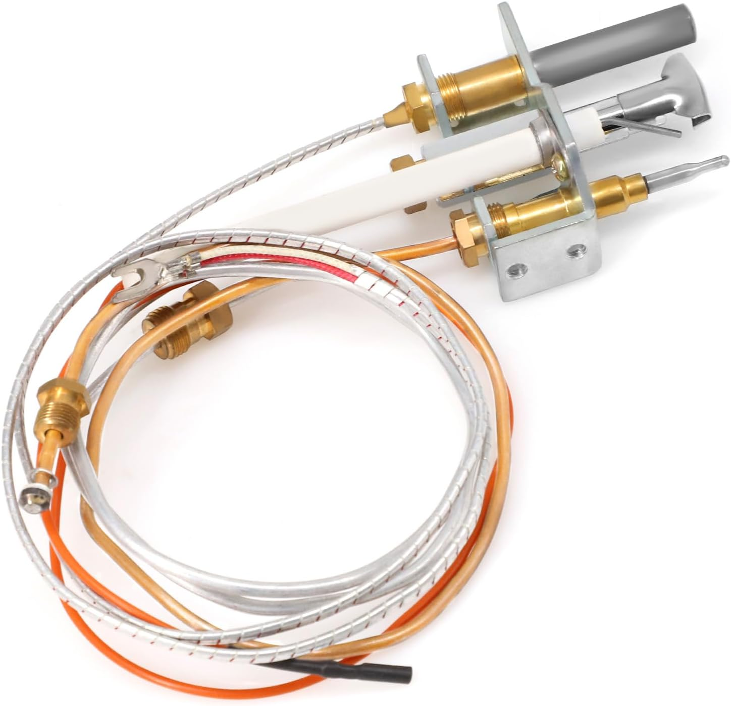 4021-733 Pilot Assembly Kits Propane Gas for Heat N Glo, Heatilator Fireplaces, 25661 Pilot Assembly with Thermocouple, Thermopile Replacement Parts for Heatilator Gas Stoves