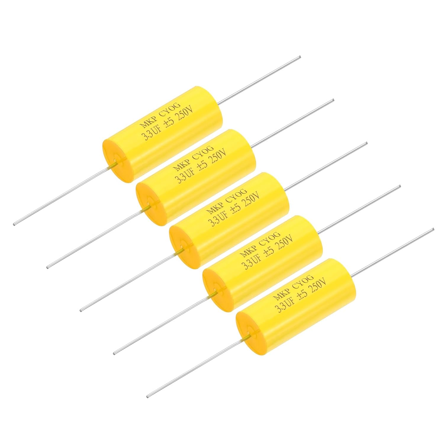 New Patikil 3 3Uf 250V Frequency Divider Capacitor 5 Pcs Fast Shipping