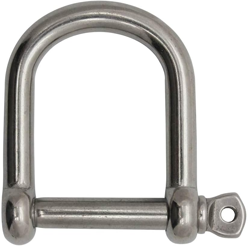 3006.8228 Boattector Stainless Steel Wide D Shackle - 5/16
