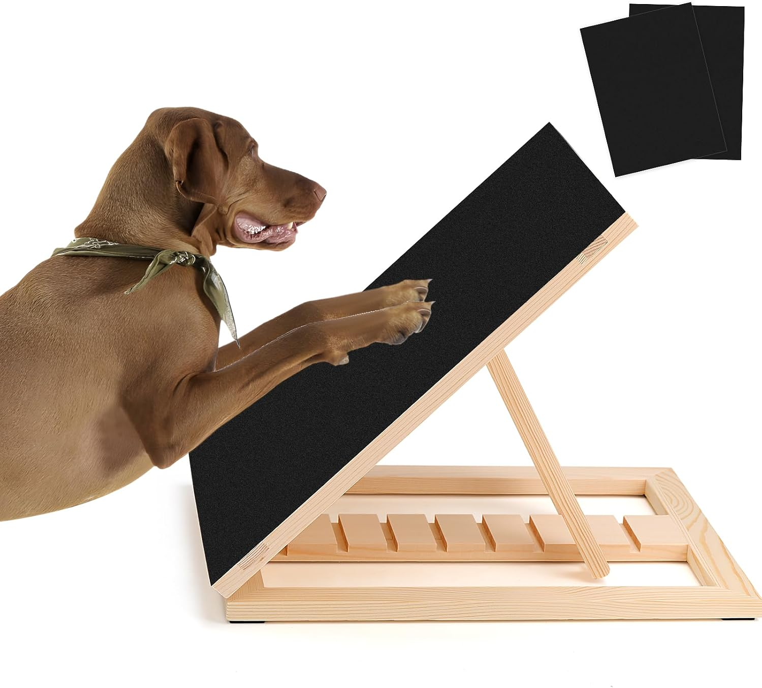 Dog Paw Nail Scratch Pad - Pet Nail File Board Trimming Scratcher Trimmer